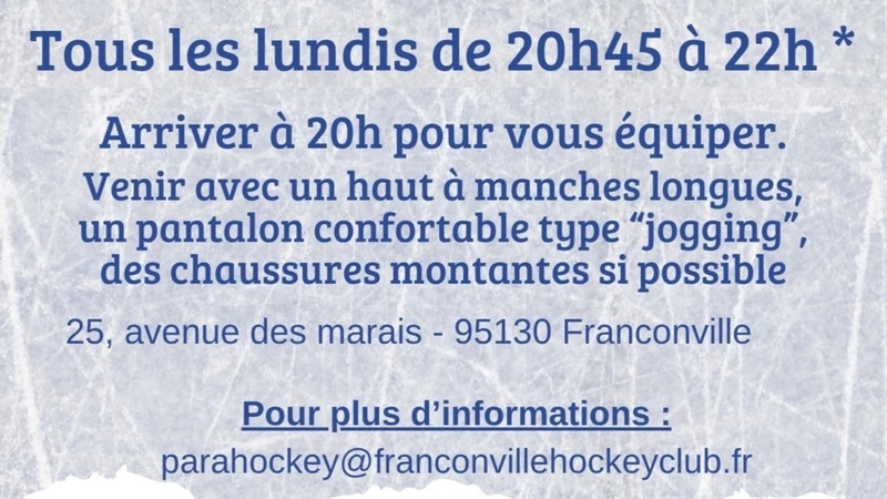 Essais Para-hockey sur glace 