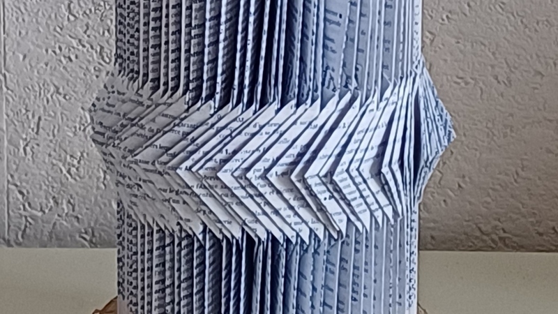 Découverte de la sculpture sur livres 
