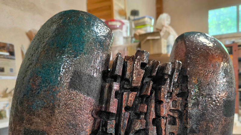 Rencontre dans mon atelier d’artiste. 